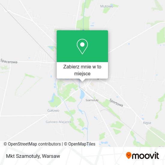 Mapa Mkt Szamotuły