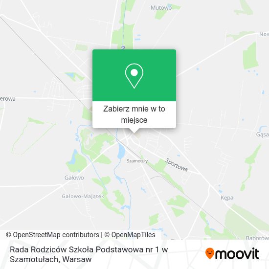 Mapa Rada Rodziców Szkoła Podstawowa nr 1 w Szamotułach