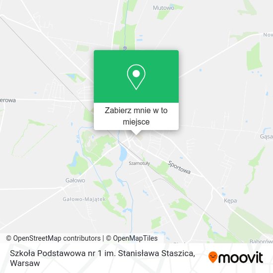 Mapa Szkoła Podstawowa nr 1 im. Stanisława Staszica