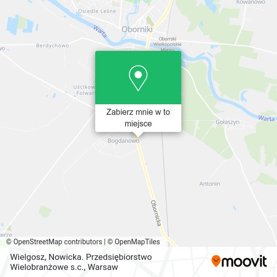 Mapa Wielgosz, Nowicka. Przedsiębiorstwo Wielobranżowe s.c.