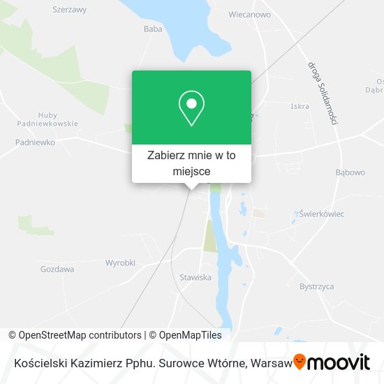 Mapa Kościelski Kazimierz Pphu. Surowce Wtórne