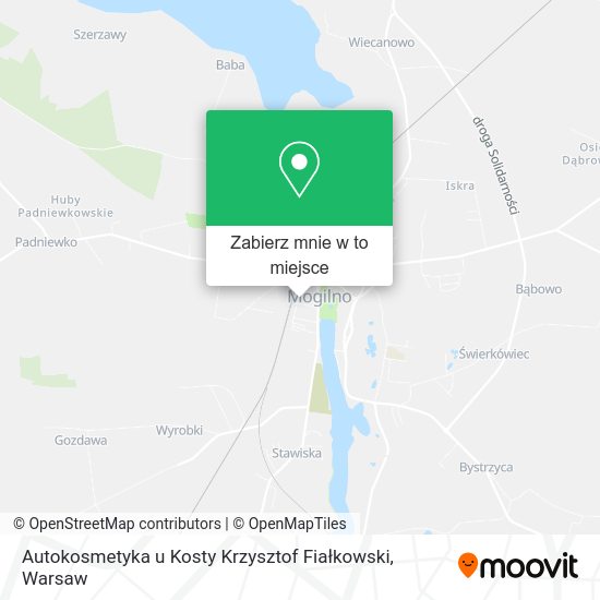 Mapa Autokosmetyka u Kosty Krzysztof Fiałkowski