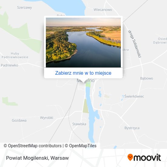 Mapa Powiat Mogilenski