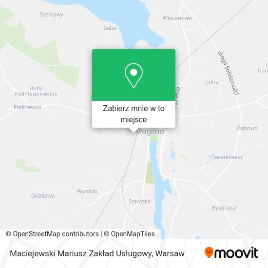 Mapa Maciejewski Mariusz Zakład Usługowy