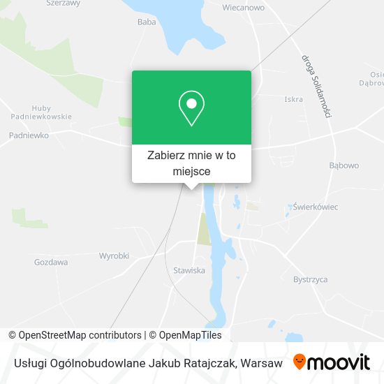 Mapa Usługi Ogólnobudowlane Jakub Ratajczak