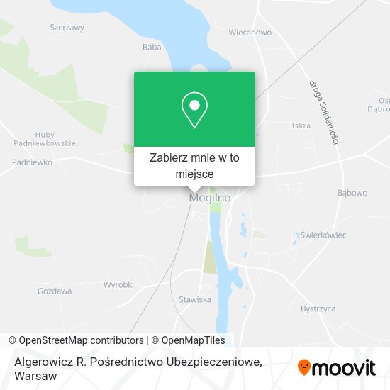 Mapa Algerowicz R. Pośrednictwo Ubezpieczeniowe