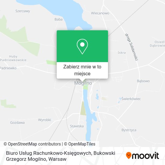 Mapa Biuro Usług Rachunkowo-Księgowych, Bukowski Grzegorz Mogilno