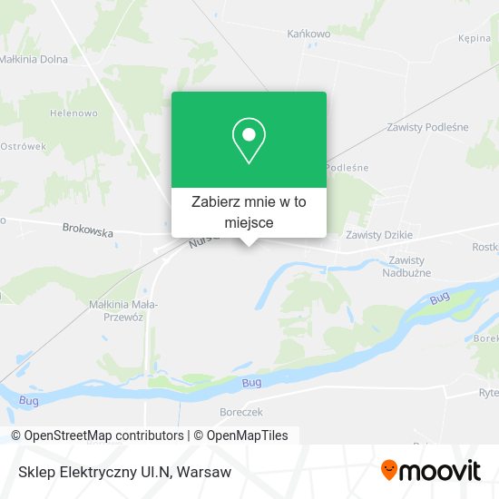 Mapa Sklep Elektryczny Ul.N