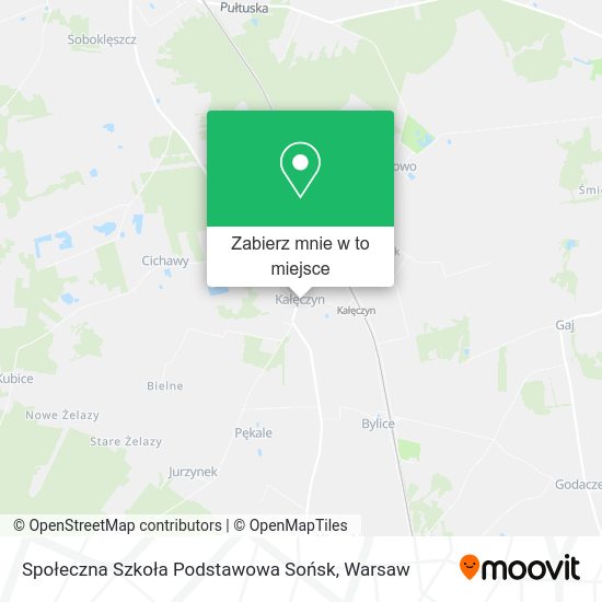 Mapa Społeczna Szkoła Podstawowa Sońsk