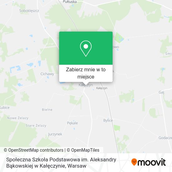 Mapa Społeczna Szkoła Podstawowa im. Aleksandry Bąkowskiej w Kałęczynie