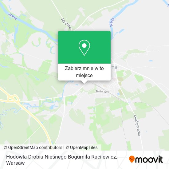 Mapa Hodowla Drobiu Nieśnego Bogumiła Racilewicz