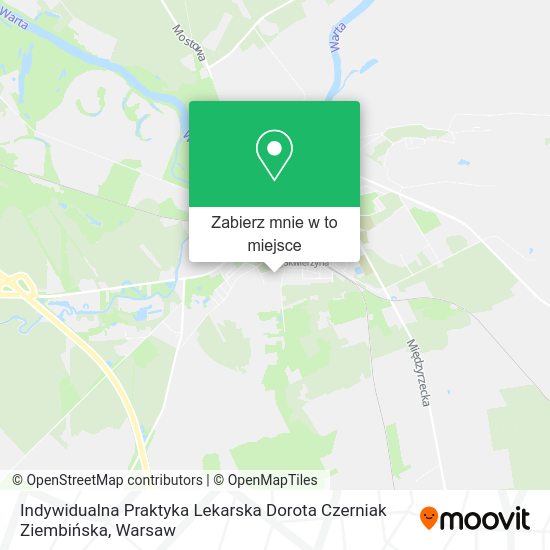 Mapa Indywidualna Praktyka Lekarska Dorota Czerniak Ziembińska