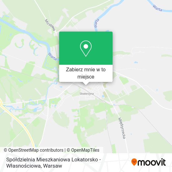 Mapa Spółdzielnia Mieszkaniowa Lokatorsko - Własnościowa