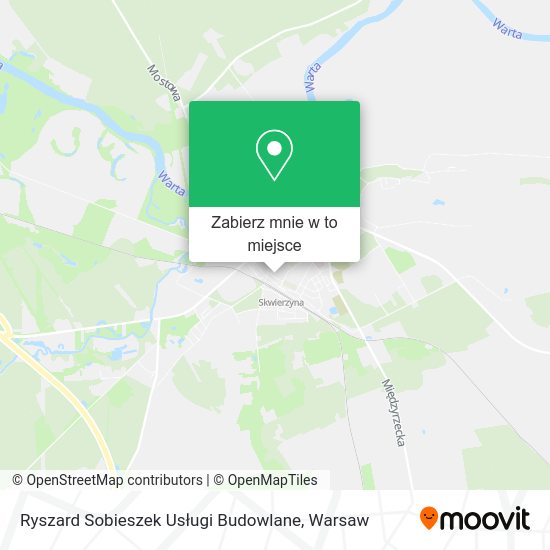 Mapa Ryszard Sobieszek Usługi Budowlane