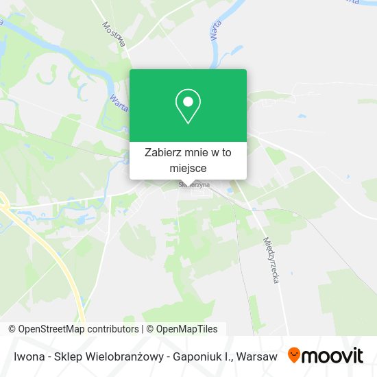 Mapa Iwona - Sklep Wielobranżowy - Gaponiuk I.