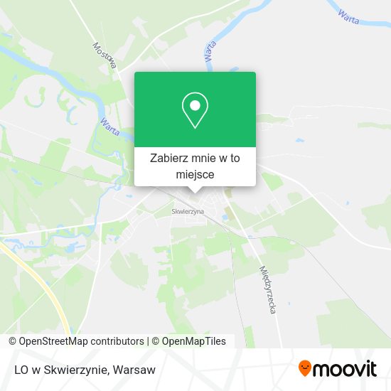 Mapa LO w Skwierzynie