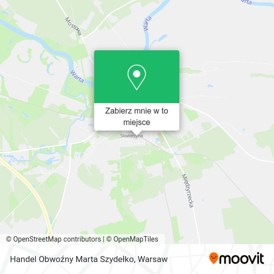 Mapa Handel Obwoźny Marta Szydełko