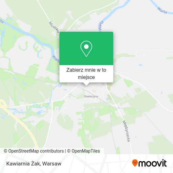 Mapa Kawiarnia Żak