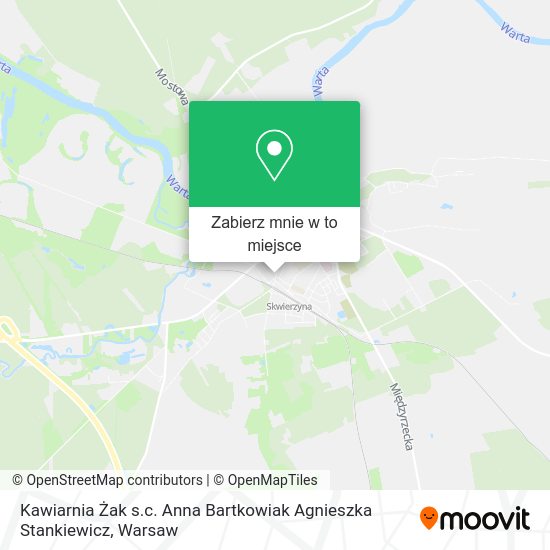 Mapa Kawiarnia Żak s.c. Anna Bartkowiak Agnieszka Stankiewicz