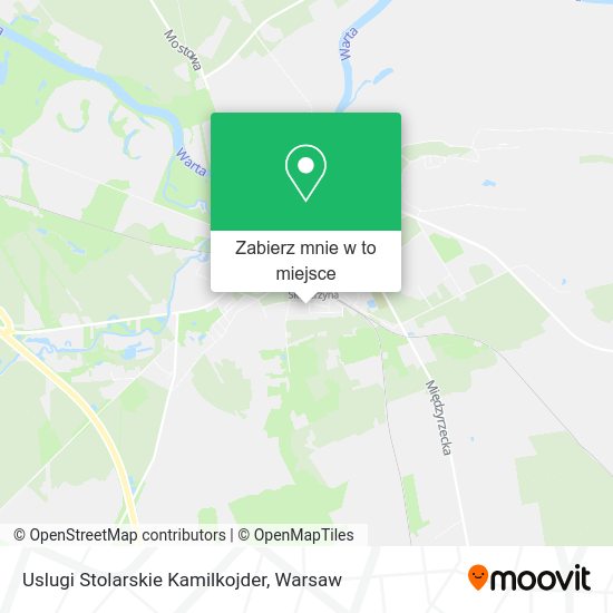 Mapa Uslugi Stolarskie Kamilkojder