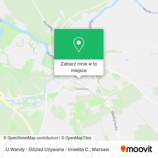 Mapa U Wandy - Odzież Używana - Imielita C.