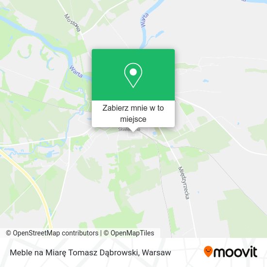 Mapa Meble na Miarę Tomasz Dąbrowski