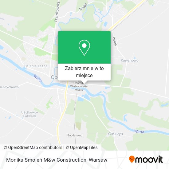 Mapa Monika Smoleń M&w Construction