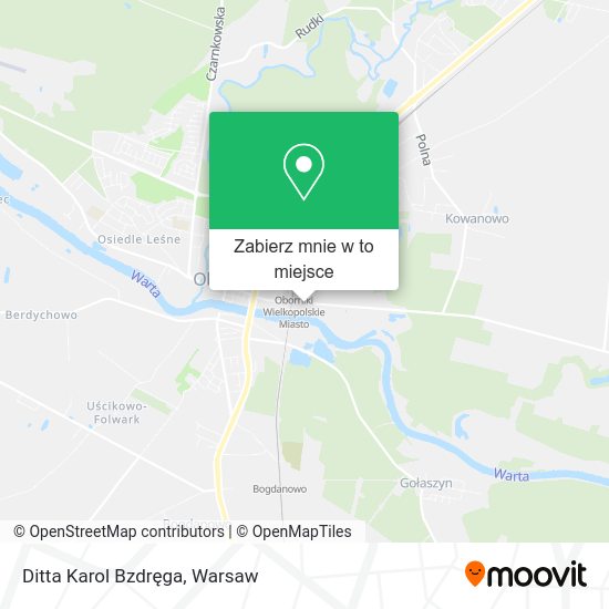 Mapa Ditta Karol Bzdręga