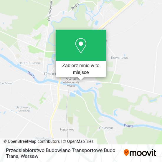 Mapa Przedsiebiorstwo Budowlano Transportowe Budo Trans