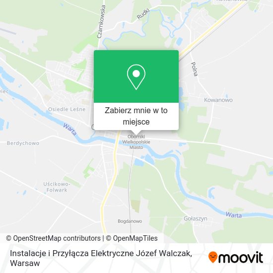 Mapa Instalacje i Przyłącza Elektryczne Józef Walczak