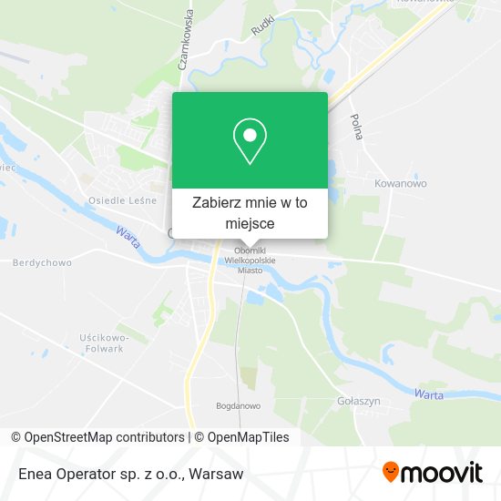 Mapa Enea Operator sp. z o.o.