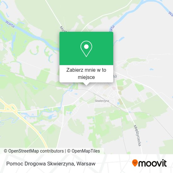 Mapa Pomoc Drogowa Skwierzyna