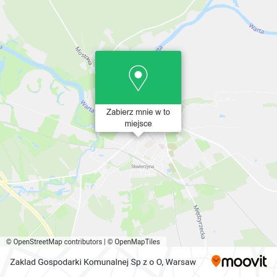 Mapa Zaklad Gospodarki Komunalnej Sp z o O