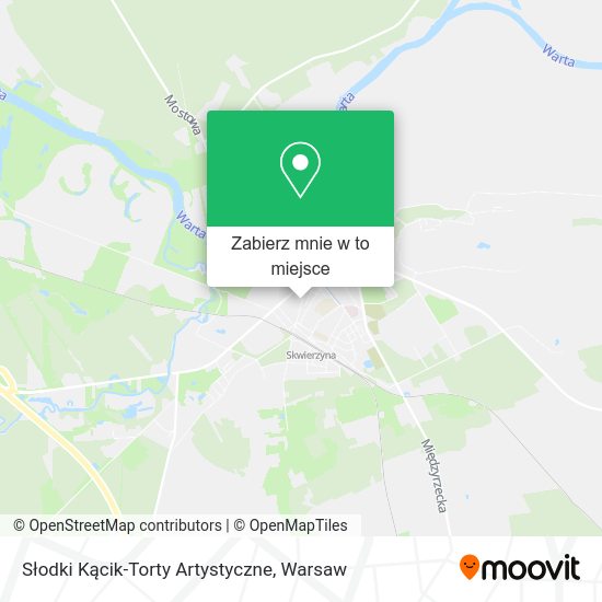 Mapa Słodki Kącik-Torty Artystyczne