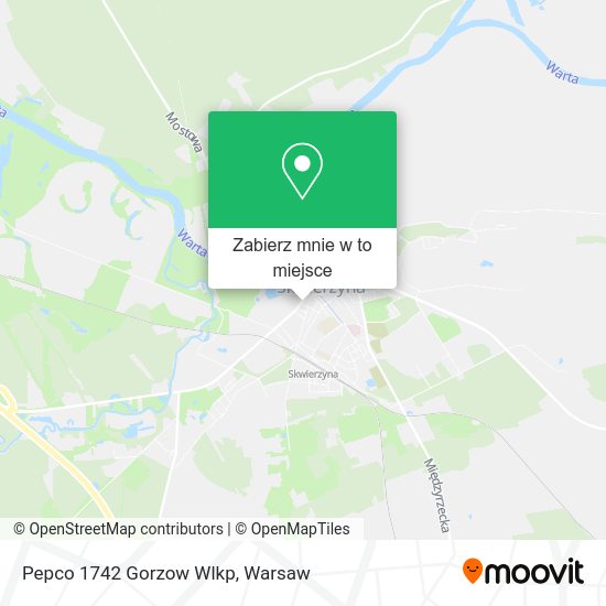 Mapa Pepco 1742 Gorzow Wlkp