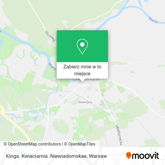 Mapa Kinga. Kwiaciarnia. Niewiadomskae