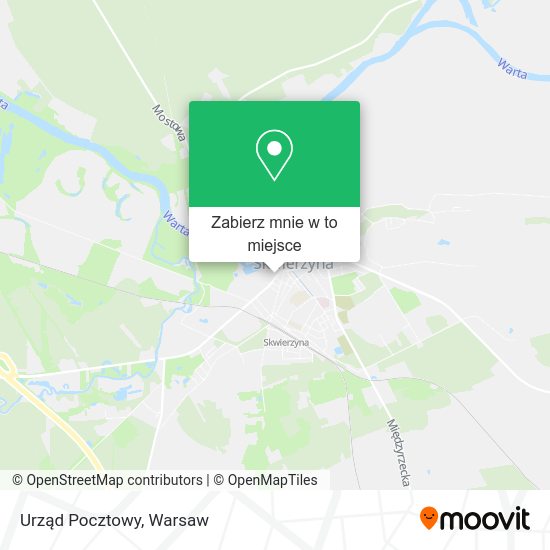 Mapa Urząd Pocztowy