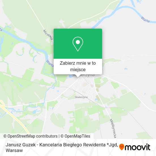 Mapa Janusz Guzek - Kancelaria Biegłego Rewidenta *Jgd