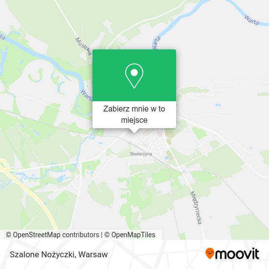 Mapa Szalone Nożyczki