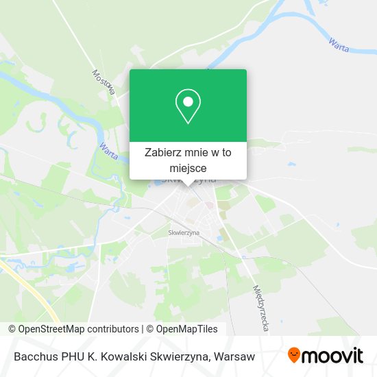 Mapa Bacchus PHU K. Kowalski Skwierzyna