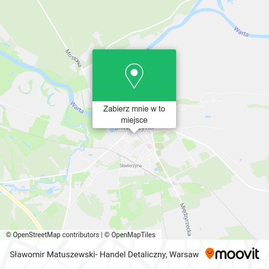 Mapa Sławomir Matuszewski- Handel Detaliczny