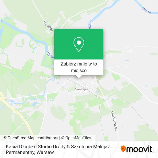 Mapa Kasia Dziobko Studio Urody & Szkolenia Makijaż Permanentny