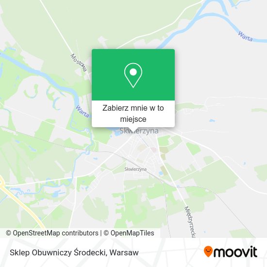 Mapa Sklep Obuwniczy Środecki