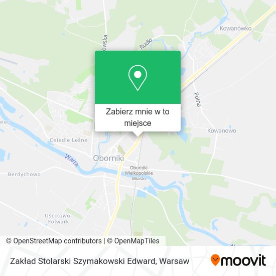 Mapa Zakład Stolarski Szymakowski Edward