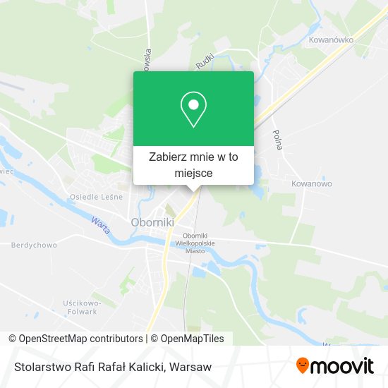 Mapa Stolarstwo Rafi Rafał Kalicki