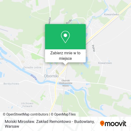 Mapa Molski Mirosław. Zakład Remontowo - Budowlany