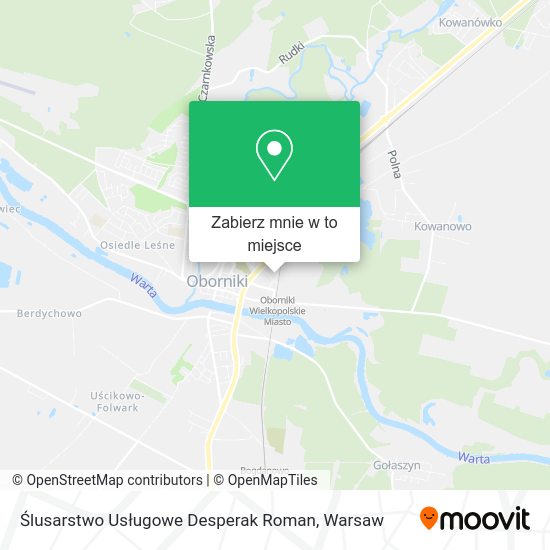 Mapa Ślusarstwo Usługowe Desperak Roman