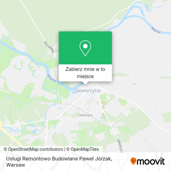 Mapa Usługi Remontowo Budowlane Paweł Jórzak