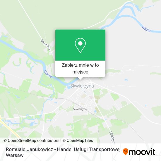 Mapa Romuald Janukowicz - Handel Usługi Transportowe