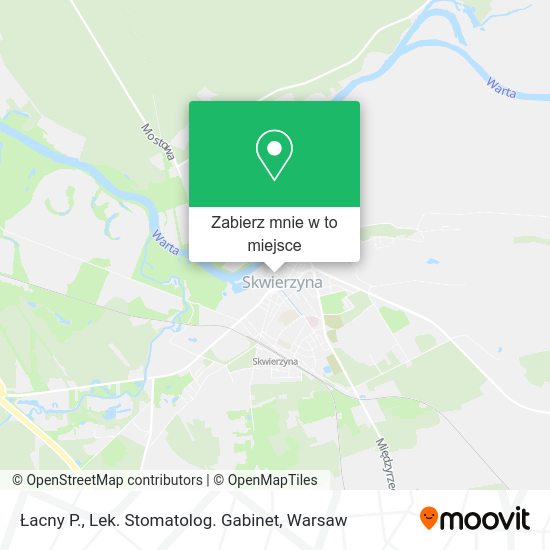 Mapa Łacny P., Lek. Stomatolog. Gabinet